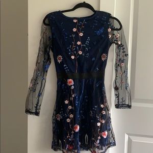 CBR floral mini dress